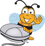 Bee with Computer Mouse