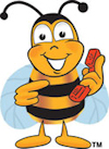 Bee on the Phone